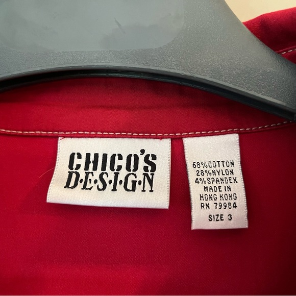 Chico’s Women’s Size 3 (16/XL) Jacket & Capri Pants Matching Set - Picture 7 of 13